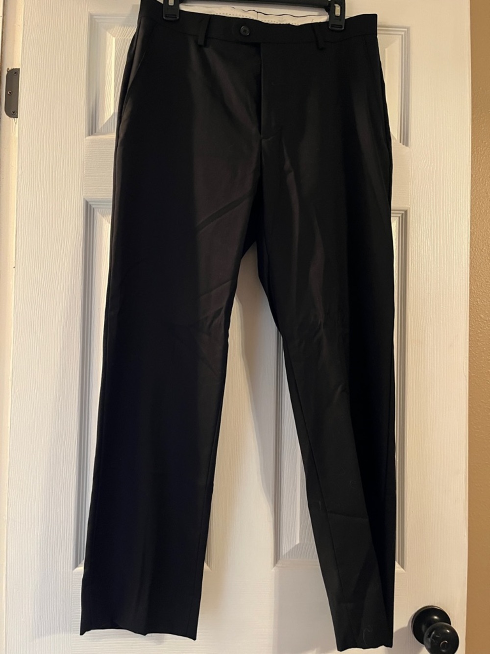 Joseph Abboud Black Men's Dress Pants - Slim Classic